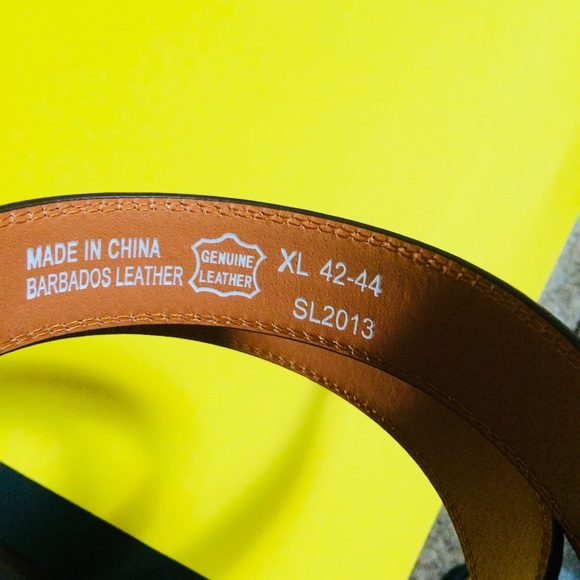 🆕Men’s Genuine Leather Belts SzXL (42-44) lot of2 - Picture 4 of 7